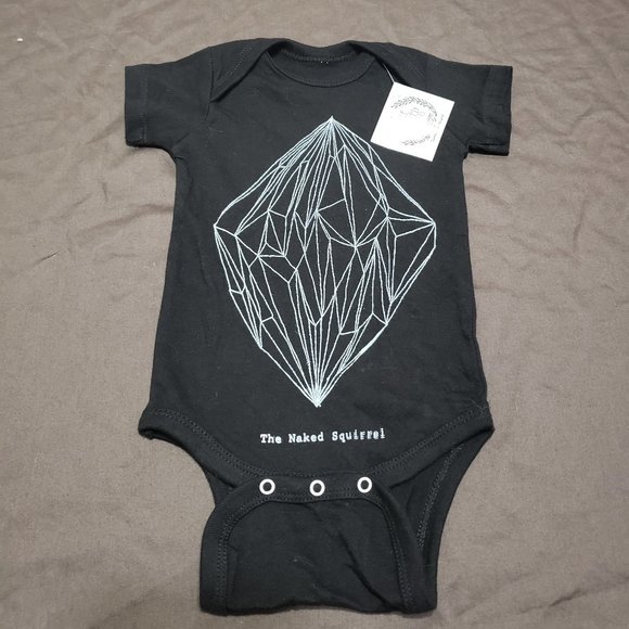 Bodysuit Geometric Diamond The Naked Squirrel Vancouver Island Made New With Tag - Picture 1 of 6